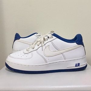 Nike Air Force 1, Retro Low, Heritage, Blue/White, Sz 9